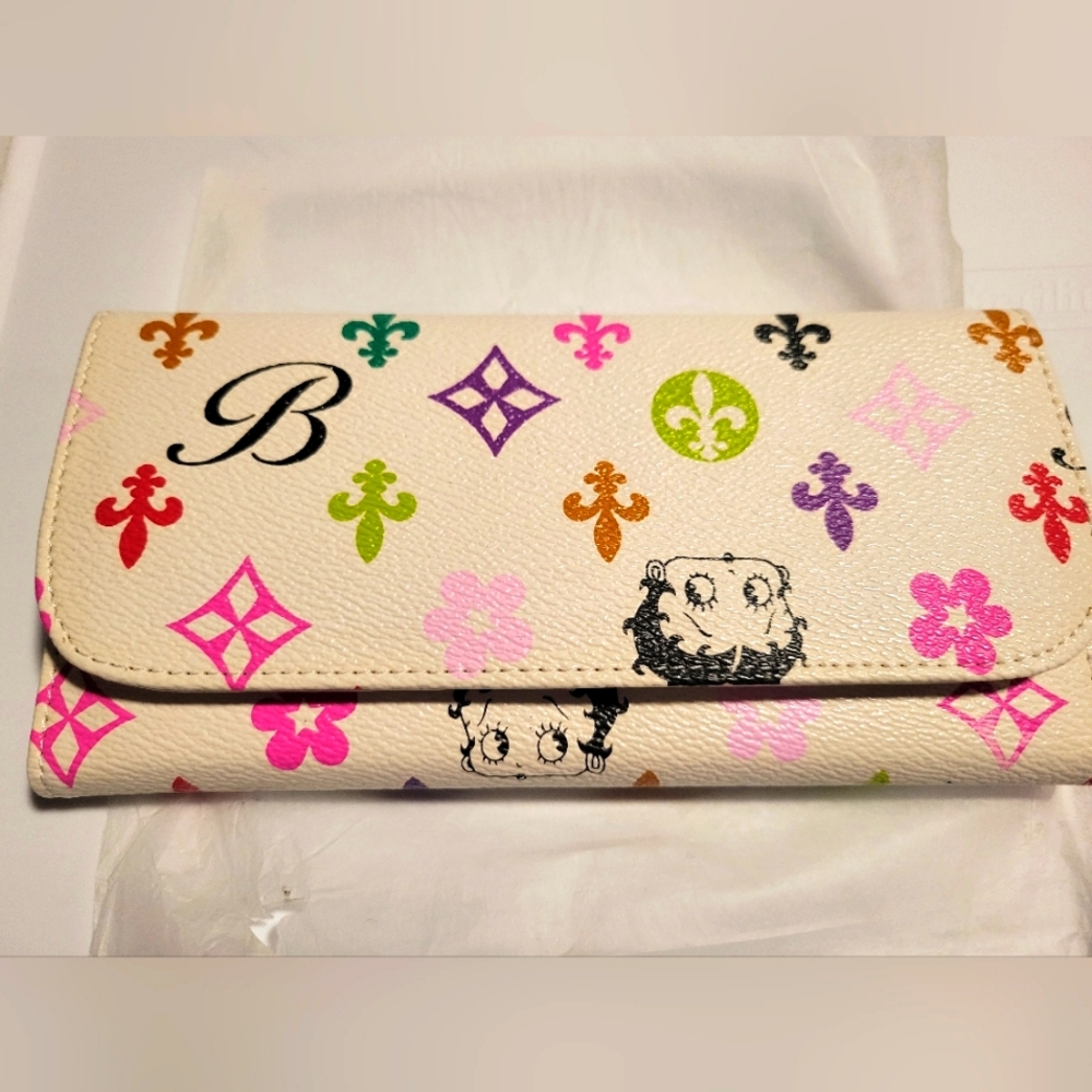 Designer Multicolor Patterned Wallet